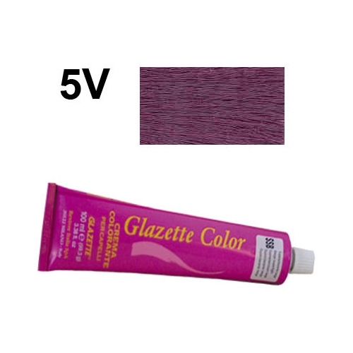 GLAZETTE Color 5V farba do wł.100ml fioletowy jasny brąz
